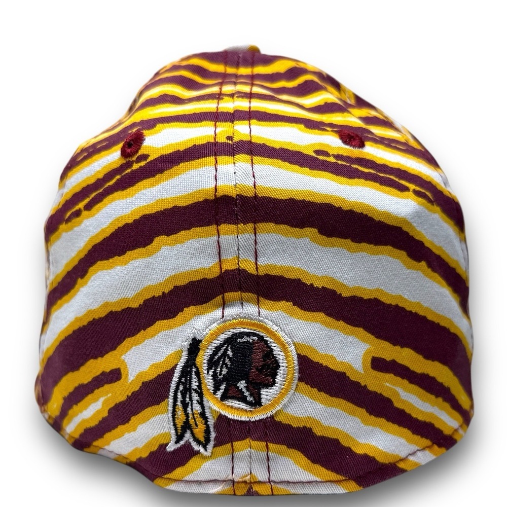 New Era 39Thirty Zubaz Washington Redskins Hat Flex Fit S/M NFL NWOT - Picture 4 of 7